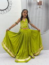Pc 585 Pure Cotton Mirror Hand Work Navratri Kids Chaniya Choli